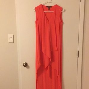 BCBG Tara Cascade Ruffle dress